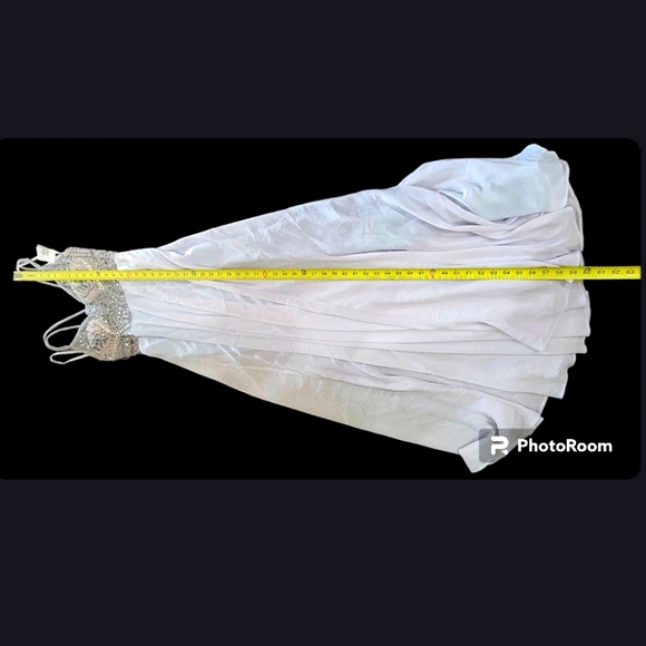 Aqua Womens Lavander-Silver Formal Dress - Picture 7 of 8